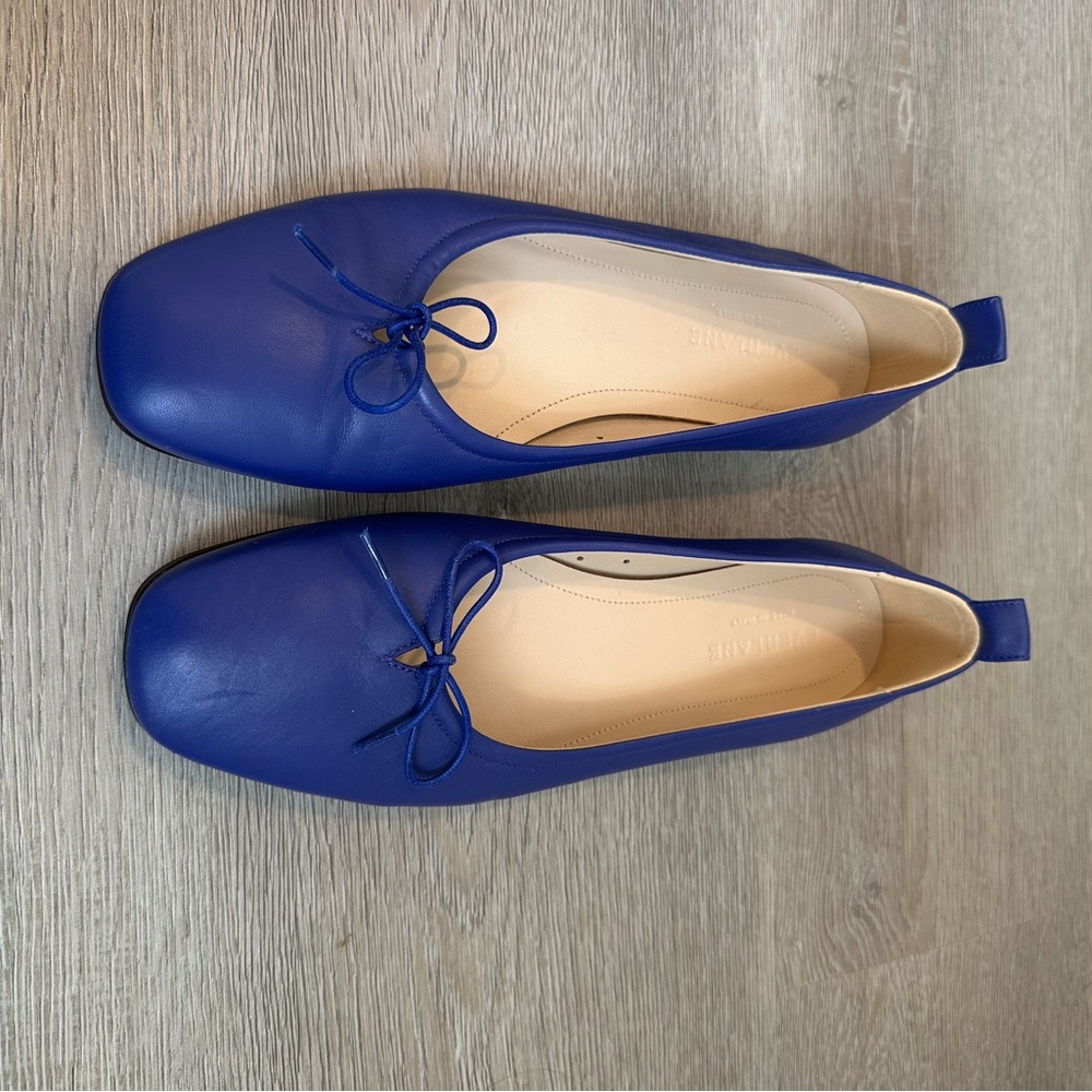 Everlane The Day Ballet Flat in Bright Blue